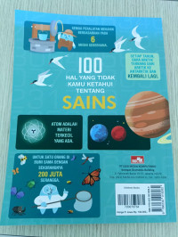 Image of 100 Hal Yang Tidak Kamu Ketahui Tentang Sains